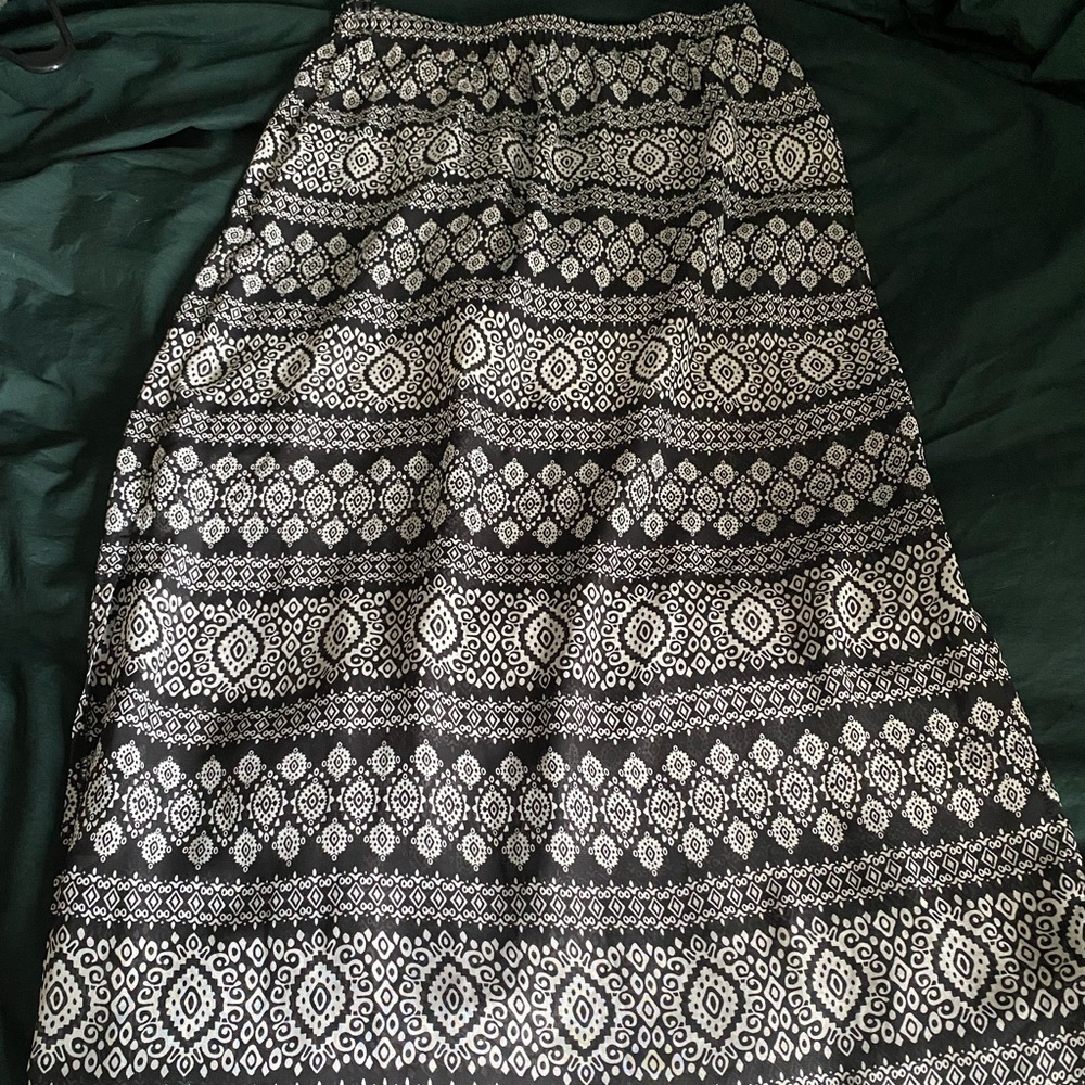 Tribal maxi skirt